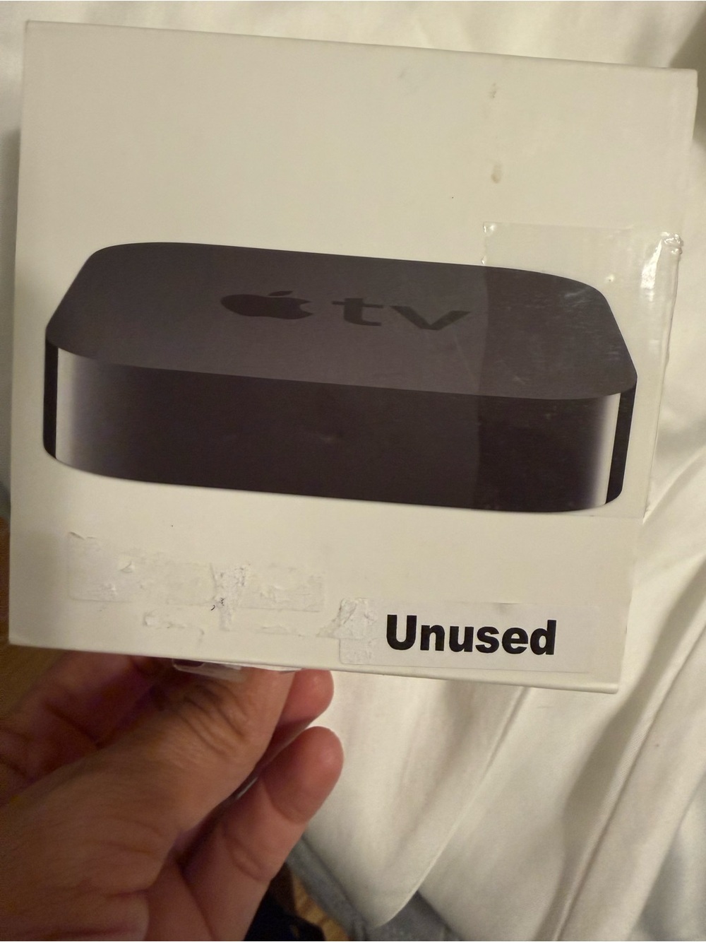 Apple TV White Label Back Sticker